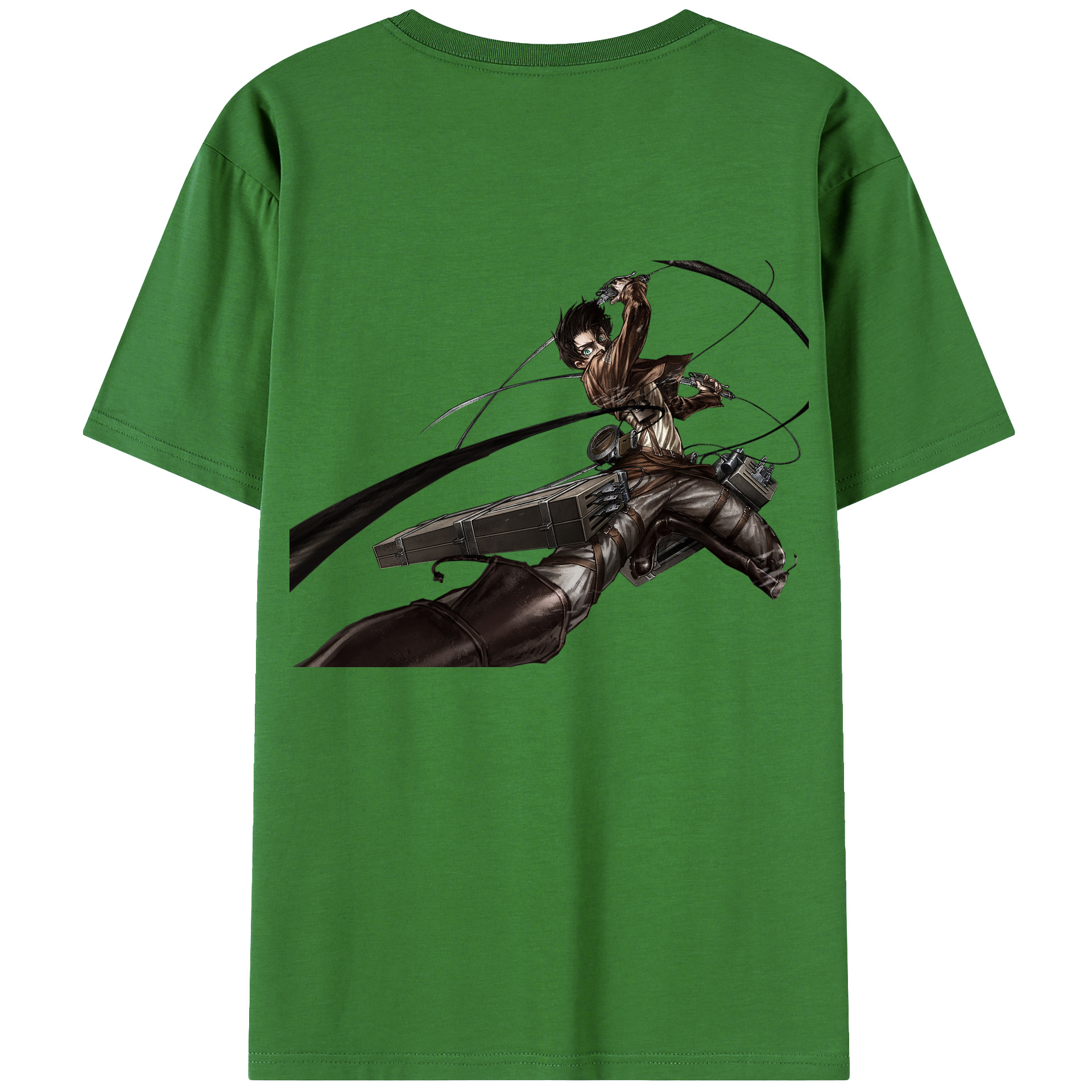 （画像用） 進撃の巨人 エレン･イェーガー Attack on Titan Eren Jäger レディース半袖Tシャツ(バックプリント)